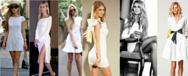 Белое платье – с чем носить и сочетать?